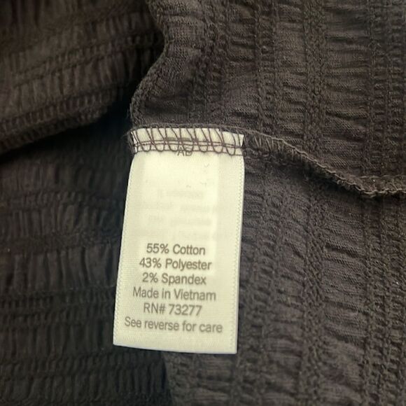 croft & barrow Women's Sleeveless Plus Size Top - Black - Size 2X - Picture 5 of 6